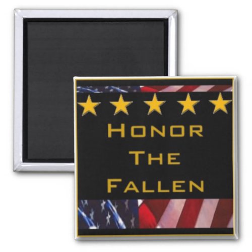 Honor the Fallen Military Tribute Magnet