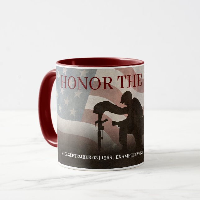 Honor The Fallen Mug (Front Left)
