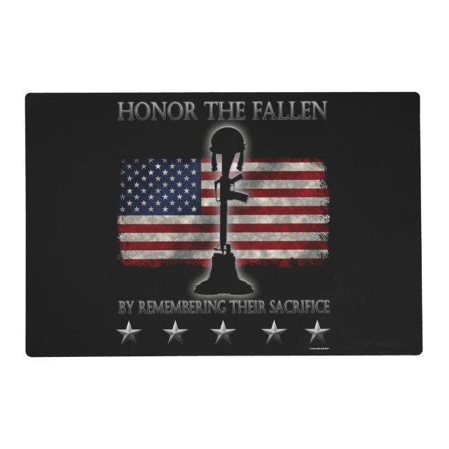 Honor The Fallen Placemat (Front)