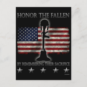 Honor The Fallen Postcard
