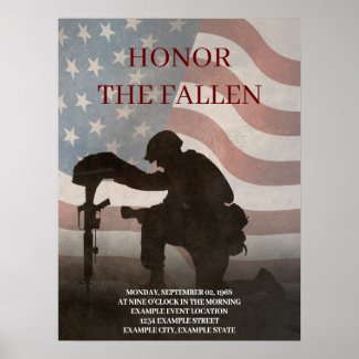 Honor The Fallen Poster