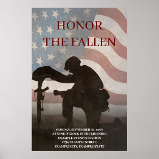 Honor The Fallen Poster