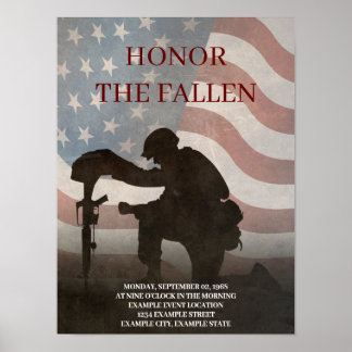 Honor The Fallen Poster