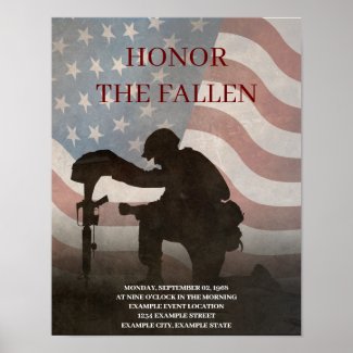 Honor The Fallen Poster