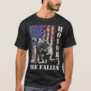Honor The Fallen Remember Never Forget Memorial Da T-Shirt