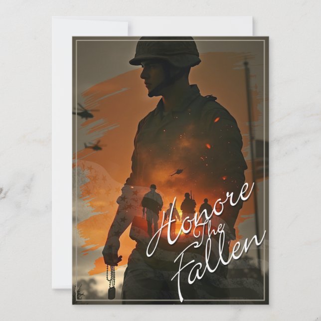 Honor the Fallen – Remember Their Sacrifice (Front)