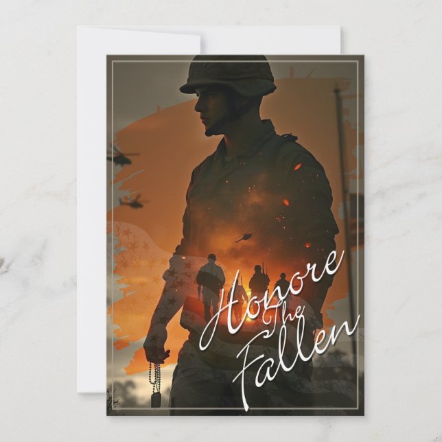 Honor the Fallen – Remember Their Sacrifice (Front)
