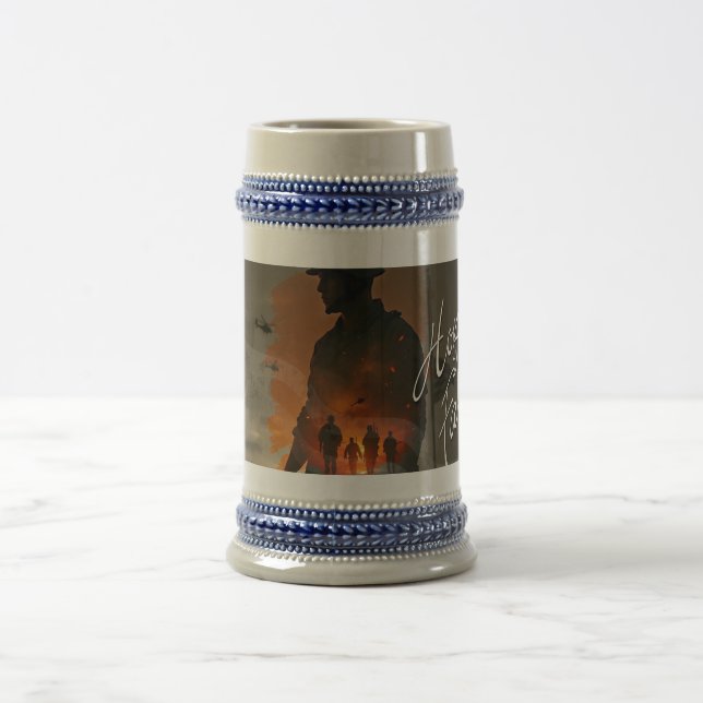 Honor the Fallen – Remember Their Sacrifice Beer Stein (Center)