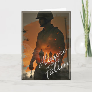 Honor the Fallen – Remember Their Sacrifice Card