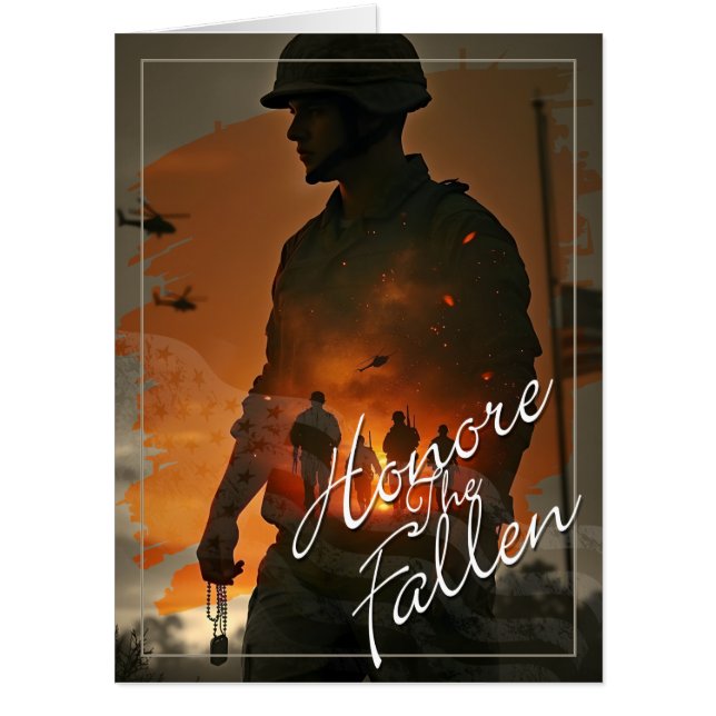 Honor the Fallen – Remember Their Sacrifice Card (Front)