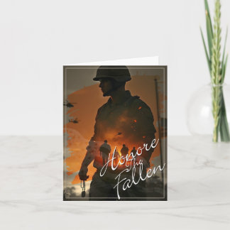 Honor the Fallen – Remember Their Sacrifice Card