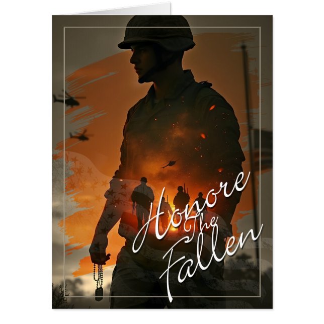 Honor the Fallen – Remember Their Sacrifice Card (Front)