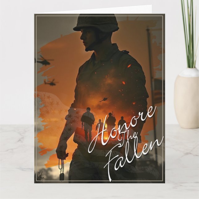 Honor the Fallen – Remember Their Sacrifice Card (Front)