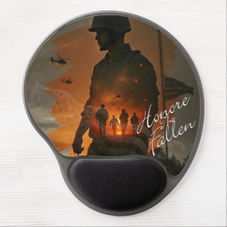 Honor the Fallen – Remember Their Sacrifice Gel Mouse Pad