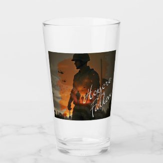 Honor the Fallen – Remember Their Sacrifice Glass