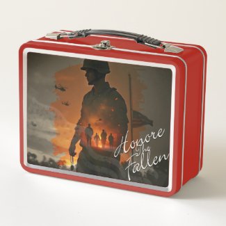 Honor the Fallen – Remember Their Sacrifice Metal Lunch Box