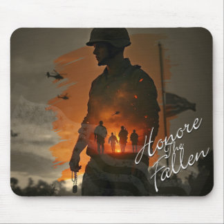 Honor the Fallen – Remember Their Sacrifice Mouse Pad