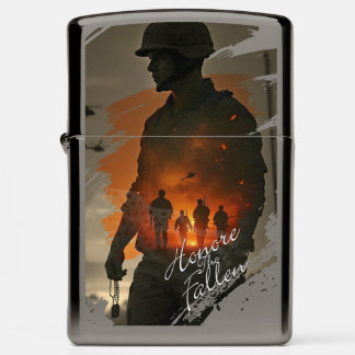 Honor the Fallen – Remember Their Sacrifice Zippo Lighter