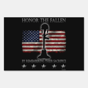 Honor The Fallen Sign