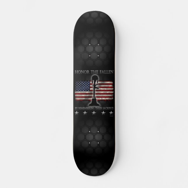 Honor The Fallen Skateboard (Front)