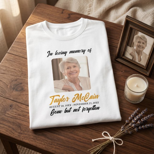 Honor Their Memory: Create Personalized Memorial T-Shirt (Honor Their Memory: Create Personalized Memorial T-Shirt)