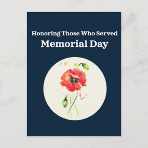 Honor those that gave all  postcard