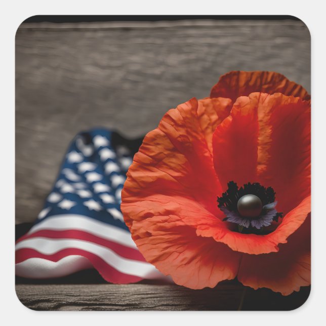 Honor those that gave all  square sticker (Front)