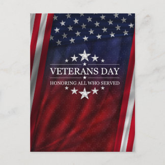 Honor those that served postcard