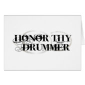 Honor Thy Drummer (Front Horizontal)