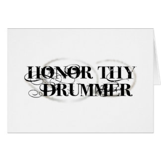 Honor Thy Drummer Cards