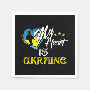 Honor to Ukrainian soldiers Napkins
