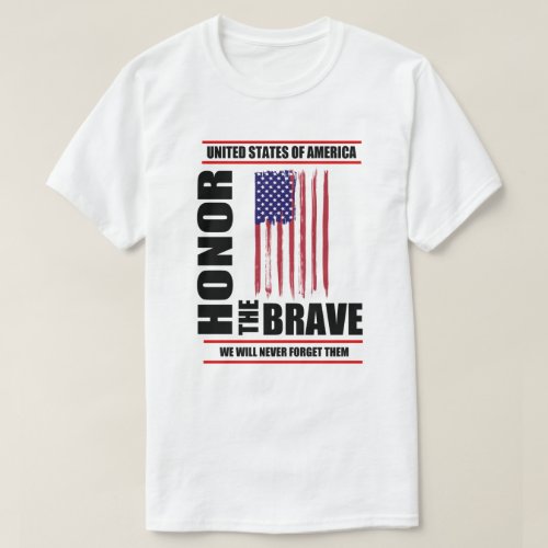 Honor USA Veterans Day T_Shirt