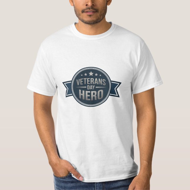 Honor Veterans with Heartfelt Tribute Graphics T-Shirt (Front)