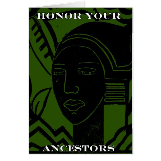 "HONOR YOUR ANCESTORS" (Front)