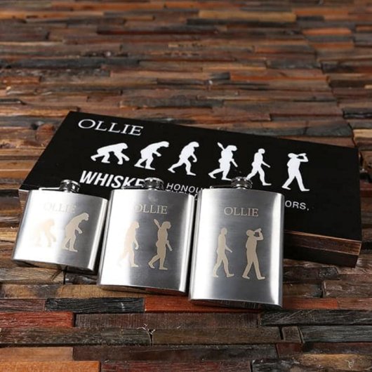 Honor Your Ancestors Evolution Gift Set w/ Flasks (Front)