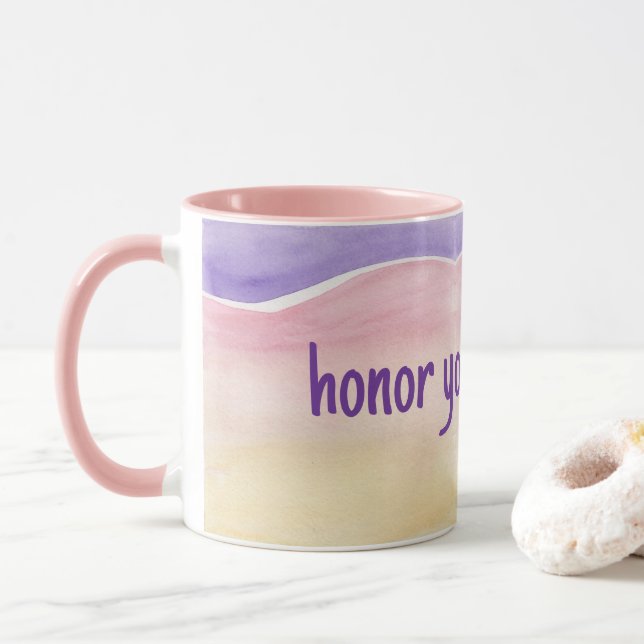 Honor Your True Self Mug (With Donut)
