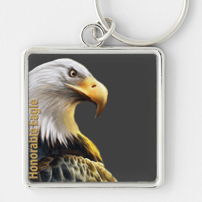 Honorable Eagle Key Chain