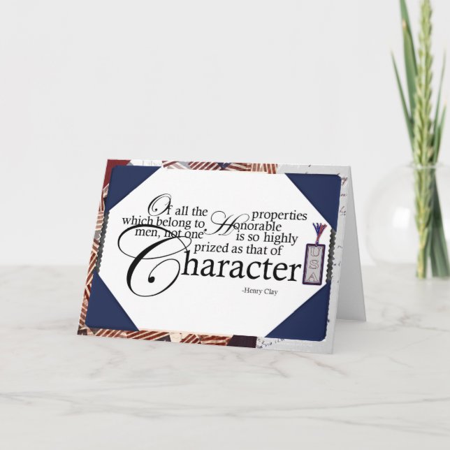 Honorable Men Notecard (Front)