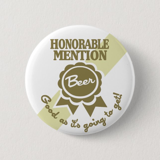 Honorable Mention button (Front)
