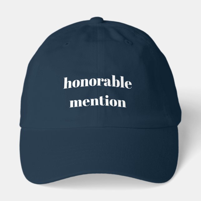 honorable mention hat (Front)