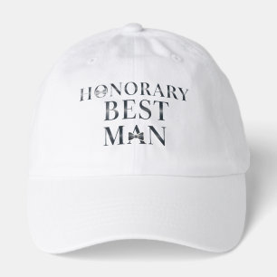 Honorary Best Man Wedding T-Shirt with Bow Tie Hat