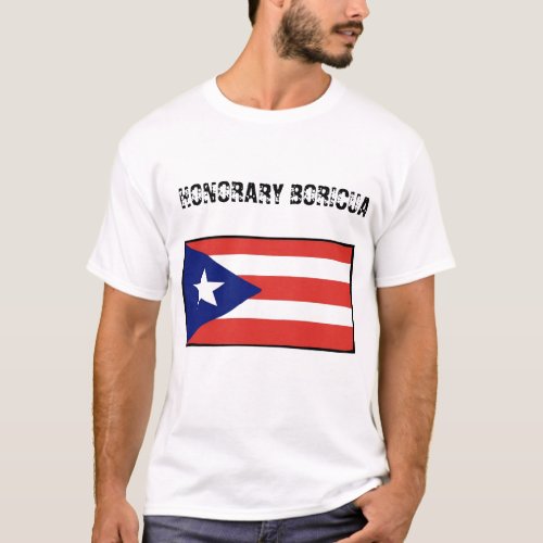 Honorary Boricua_blanco T_Shirt