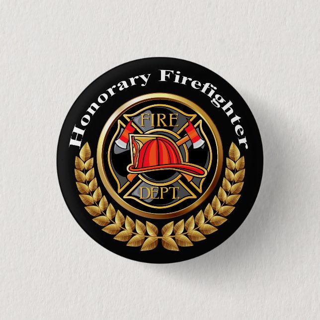 Honorary Firefighter Button (Front)