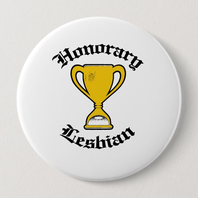 HONORARY LESBIAN -.png Button (Front)