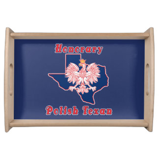 Honorary Polish Texan Serving Tray