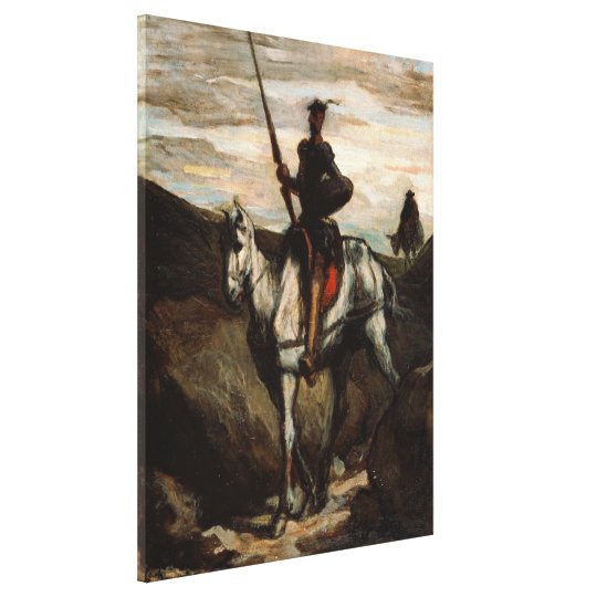 Honore Daumier - Don Quixote in the Mountains Canvas Print | Zazzle.com