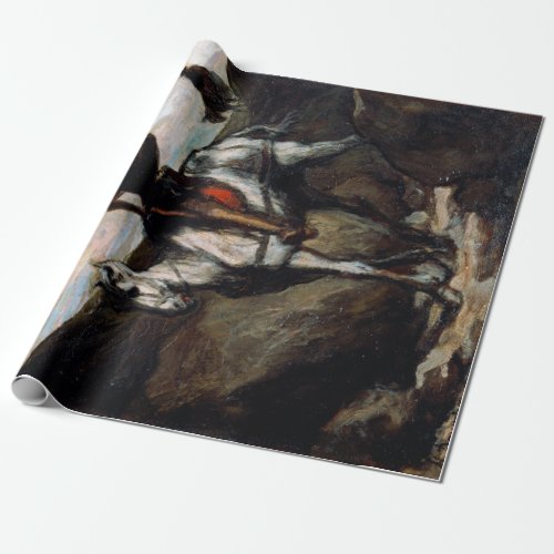 Honore Daumier Don Quixote in the Mountains Wrapping Paper