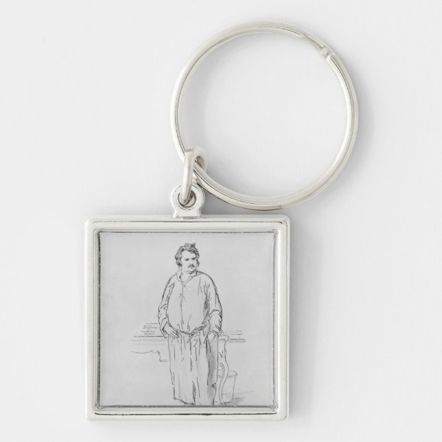 Honore de Balzac Keychain (Front)