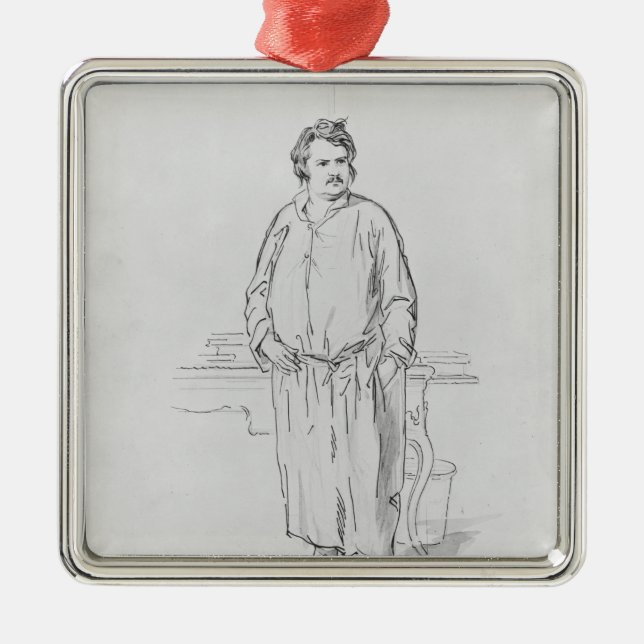 Honore de Balzac Metal Ornament (Front)
