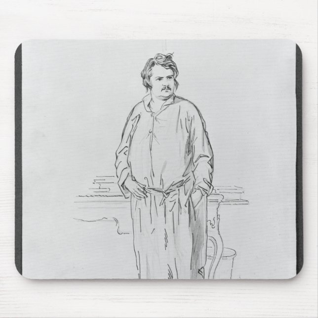 Honore de Balzac Mouse Pad (Front)
